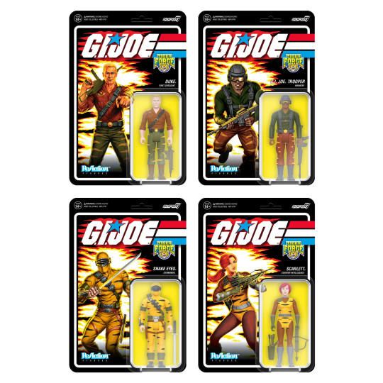 Duke, Snake Eyes, Scarlett & Greenshirt Tiger Force