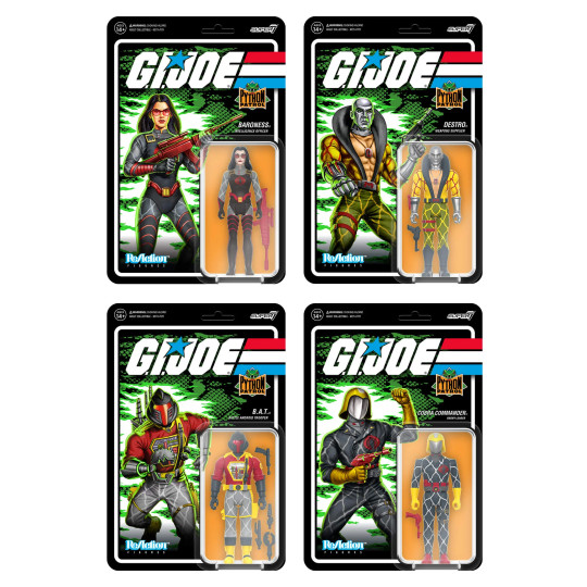 Baroness, Cobra B.a.t., Cobra Commander & Destro Python Patrol