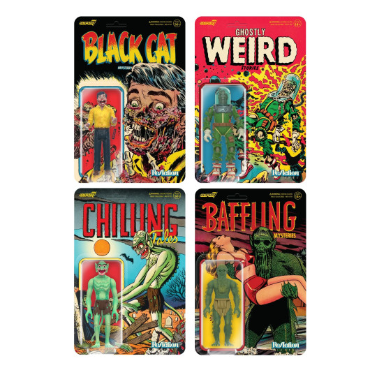 Graveyard Ghoul, Seaweed Monster, Radium Man & Commander Ben Woodruff