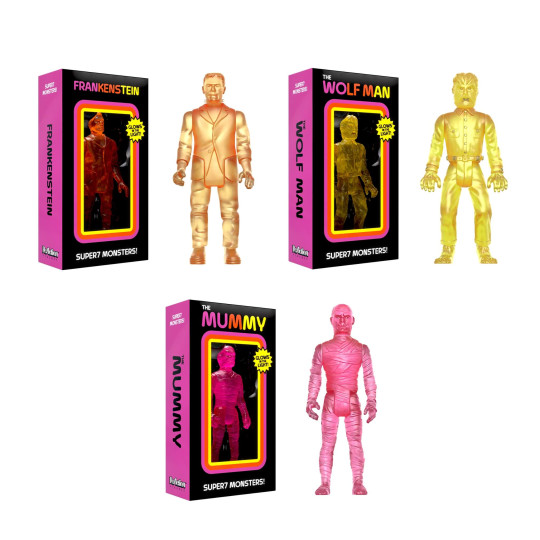 Frankenstein, The Mummy, The Wolf Man (Luminators)