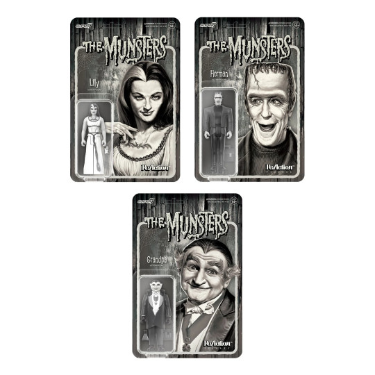 Herman, Lily & Grandpa (Grayscale)