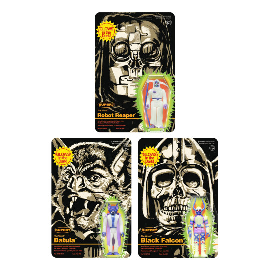 Robot Reaper, Batula & Black Falcon (Monster Glow)