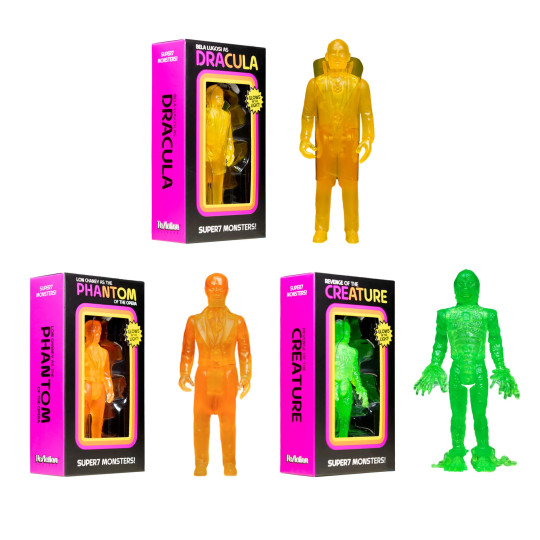 Dracula, Creature From The Black Lagoon, & Phantom Of The Opera (Luminators)