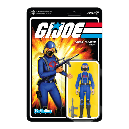 Cobra Female Trooper Long Blonde Hair (Pink)