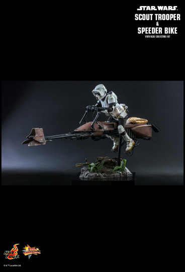 Scout Trooper And Speeder Bike