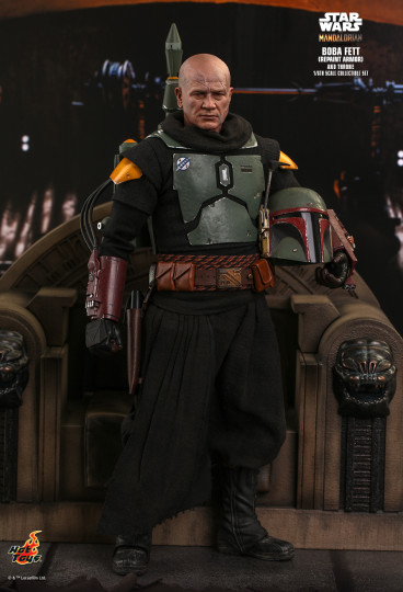 Boba Fett (Repaint Armor) And Throne