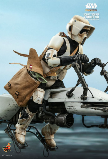 Scout Trooper And Speeder Bike