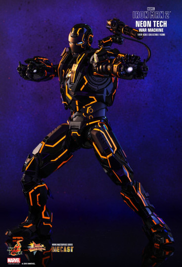 Neon Tech War Machine