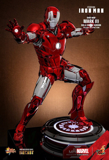 Iron Man Mark Iii (Red & Chrome Version)