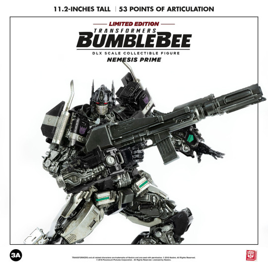 Nemesis Prime DLX Scale Collectible Figure (Limited Edition) by THREEZERO