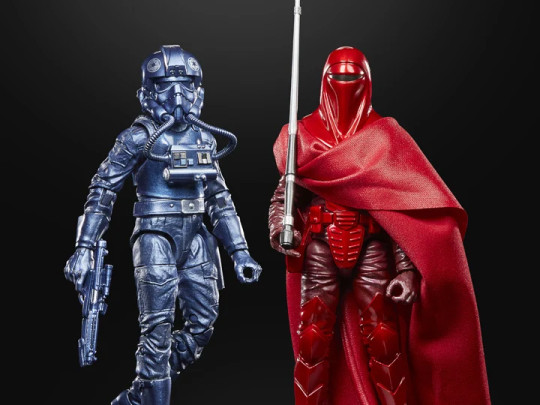 Carbonized Collection Emperor’s Royal Guard &amp; TIE Pilot Two-Pack (Return of the Jedi) Exclusive
