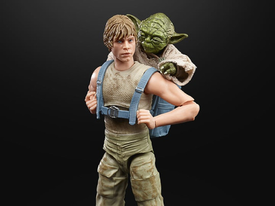 Star Wars 40th Anniversary The Black Series 6" Deluxe Luke Skywalker &amp; Yoda (Jedi Training) Two-Pack