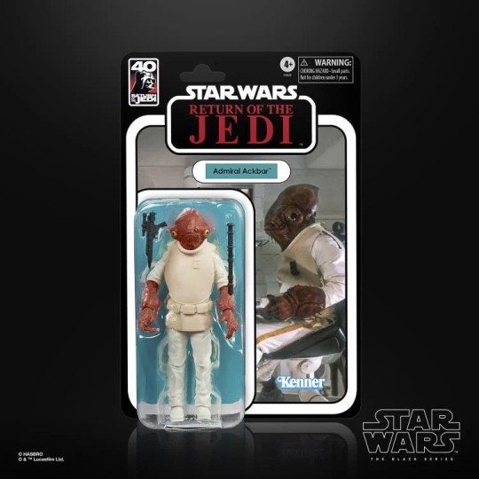 Star Wars 40Th Anniversary The Black Series Admiral Ackbar (Return Of The Jedi)