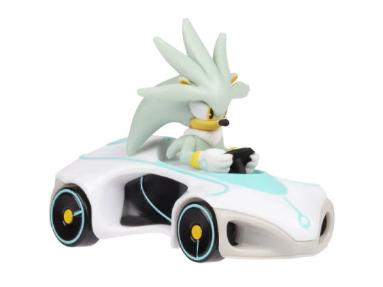 Sonic The Hedgehog Silver Die-Cast 1/64 Scale Vehicle