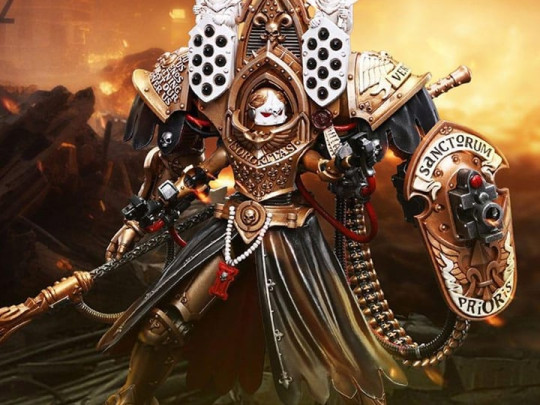Adepta Sororitas Abbess Sanctorum Morvenn Vahl