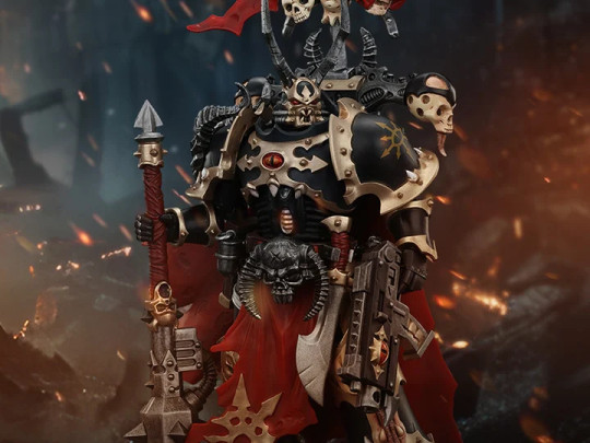 Chaos Space Marines Black Legion Chosen Champion with Bolter and Power Maul
