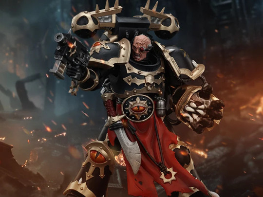 Chaos Space Marines Black Legion Chosen with Bolt Pistol and Power Fist