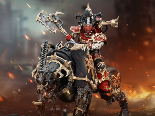 World Eaters Lord Invocatus with Khrone Juggernaut Daemon Set