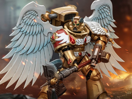 Blood Angels Sanguinary Guard with Encarmine Axe