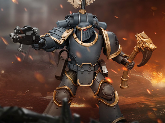Warhammer: The Horus Heresy Space Wolves Grey Slayer Pack Grey Slayer with Legion Vexilla
