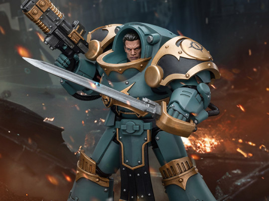 Warhammer: The Horus Heresy Sons of Horus Tartaros Terminator Squad Sergeant with Volkite Charger and Power Sword