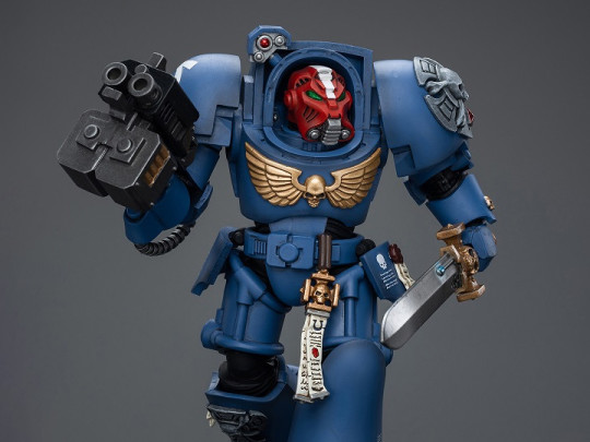 Ultramarines Terminator Squad Sergeant with Power Sword and Teleport Homer