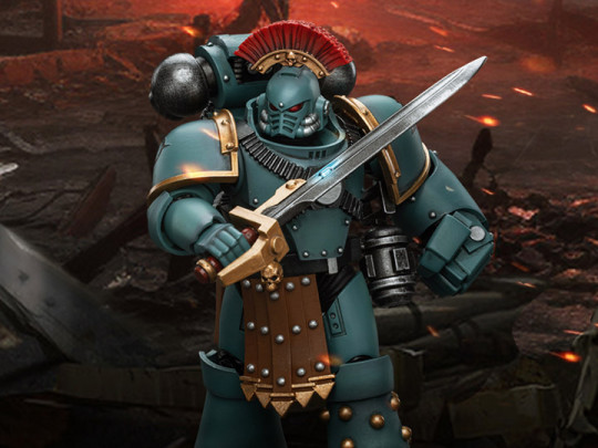 Warhammer: The Horus Heresy Sons of Horus MKIV Tactical Squad Sergeant with Power Fist