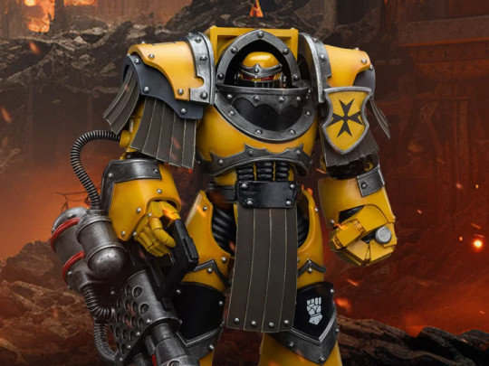 Warhammer: The Horus Heresy Imperial Fists Legion Cataphractii Terminator Squad Legion Cataphractii with Heavy Flamer