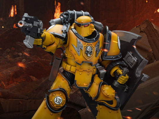 Warhammer: The Horus Heresy Imperial Fists Legion MkIII Breacher Squad Legion Breacher with Graviton Gun