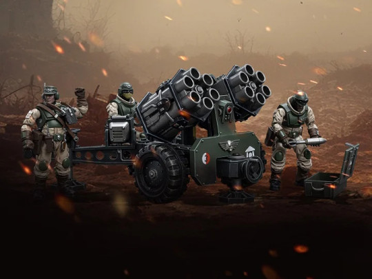 Astra Militarum Ordnance Team with Malleus Rocket Launcher Set