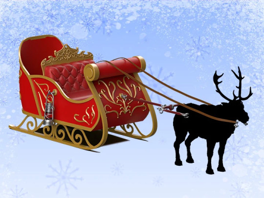 Naughty or Nice Collection 1/12 Scale BBTS Exclusive Santa's Sleigh