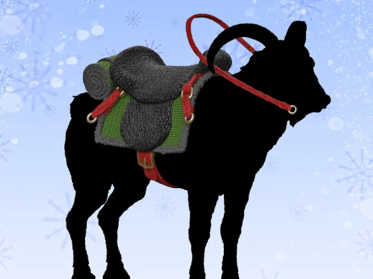 Naughty or Nice Collection Goat Saddle BBTS Exclusive Accessory Pack