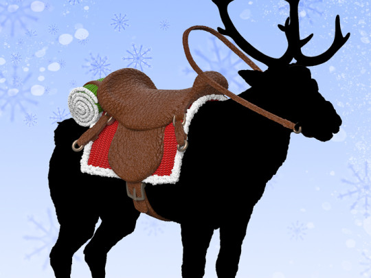 Naughty or Nice Collection Reindeer Saddle BBTS Exclusive Accessory Pack