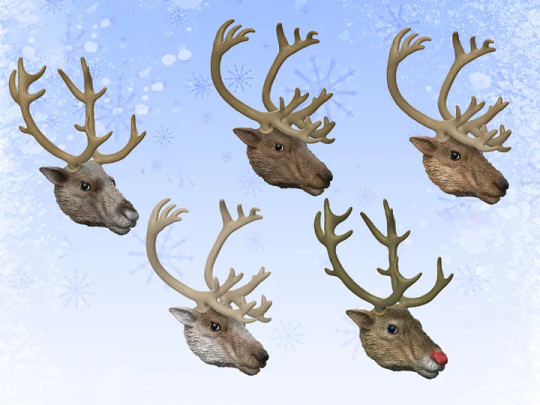 Naughty or Nice Collection Reindeer Head Pack BBTS Exclusive Accessory Pack