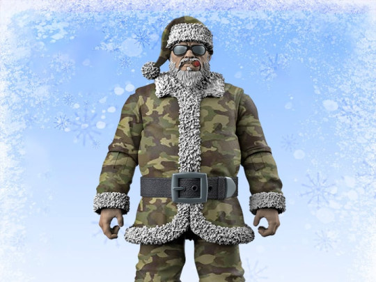 Naughty or Nice Collection Sgt. Santa (Green Camo Ver.) BBTS Exclusive Figure
