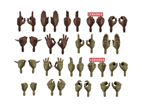 Action Force Hand Pack (Bravo) 1/12 Scale Accessory Set
