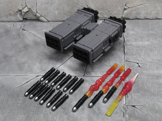 Action Force Vanguard Missile Launcher (Stealth Gray Ver.) Accessory Set