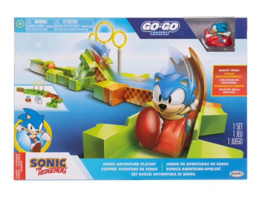 Sonic The Hedgehog Go-Go Racers Sonic Aventure Playset