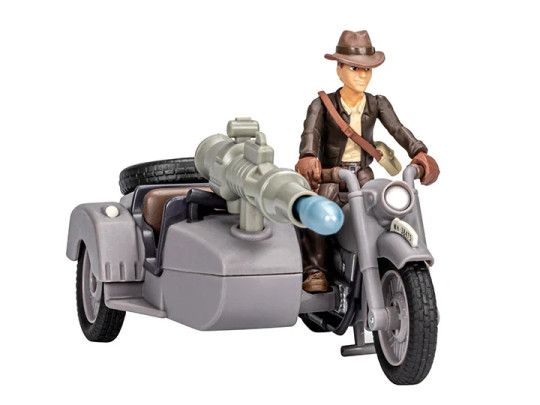 Indiana Jones Worlds of Adventure Indiana Jones with Motorcycle Action Figure Set