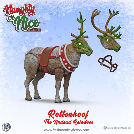 Naughty or Nice Collection Reindeer Rottenhoof BBTS Exclusive Figure