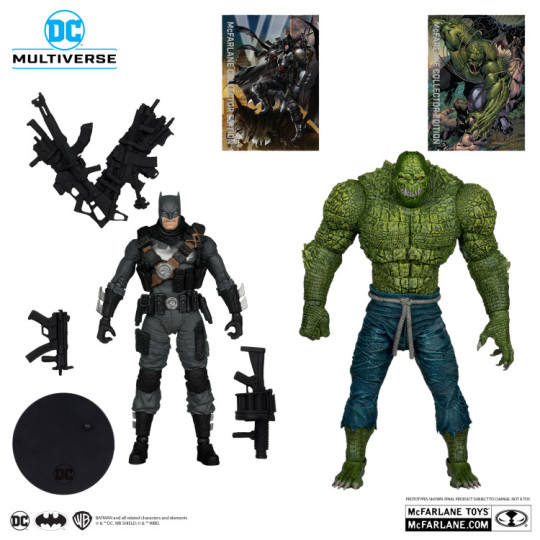 The Grim Knight Vs Killer Croc (Dark Multiverse) Mcfarlane Collector Edition  #3
