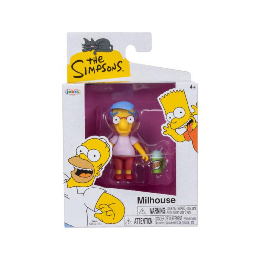 The Simpsons 2.5" Milhouse with Squishy Action Figure