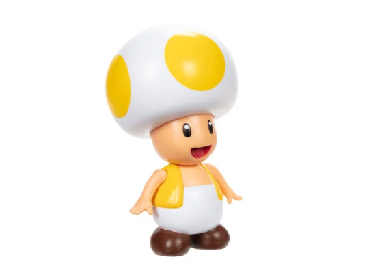 World of Nintendo 4" Yellow Toad with Question Block Figure
