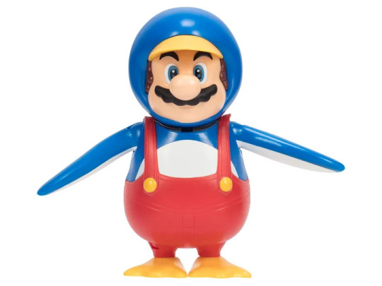 World of Nintendo 4" Penguin Mario with Coin