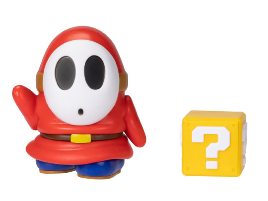 World of Nintendo 4" Shy Guy with Question Block Figure