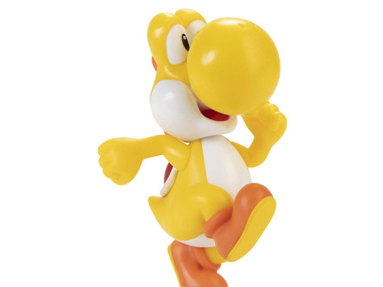 World of Nintendo 2.50" Running Yellow Yoshi Limited Articulation Figure