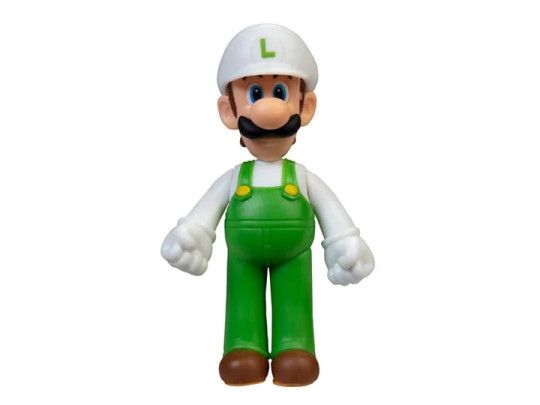 World of Nintendo 2.5" Fire Luigi Figure (Boxed)