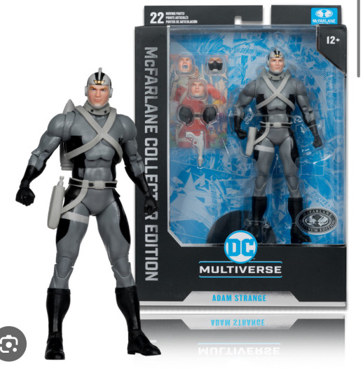 Display by Cyclops_T3Lu: Adam Strange (Strange Adventures) Mcfarlane Collector Editio...