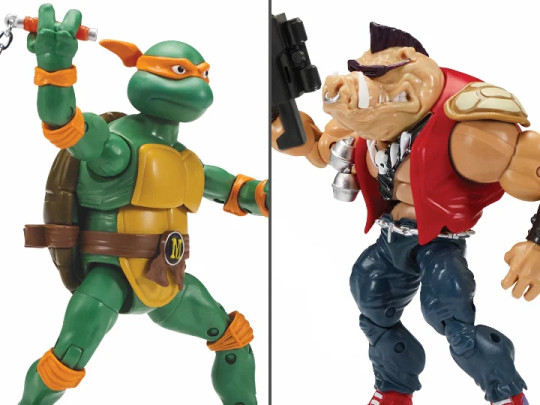 Teenage Mutant Ninja Turtles Classic Michelangelo Vs. Bebop Two-Pack