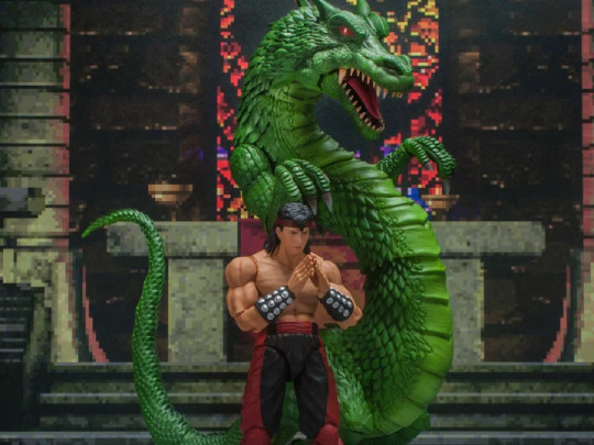 Mortal Kombat VS Series Liu Kang and Dragon 1/12 Scale Action Figure Set